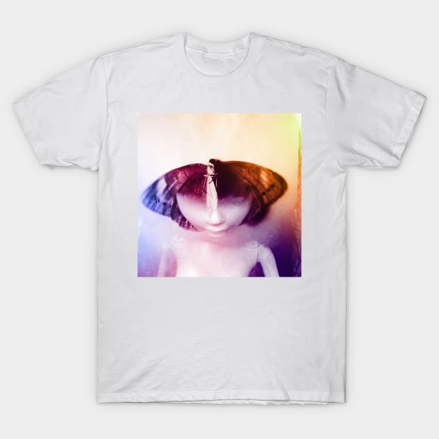 moth girl T-Shirt by debschmill